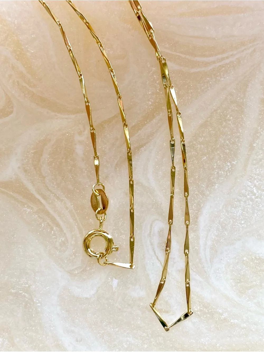 Gold Figaro-Style Necklace